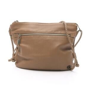 Gucci Interlocking G messenger crossbody bag brown leather braided strap